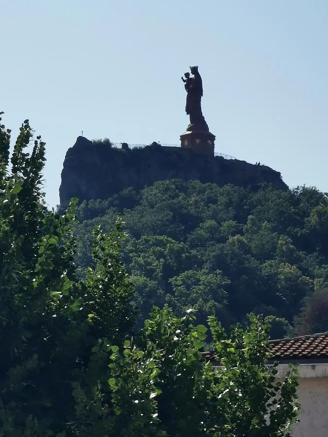 Chambre Privee Dans Appart Partage, Centre Ville, Avec Vue Sur Les Monuments Le Puy-en-Velay 0*,